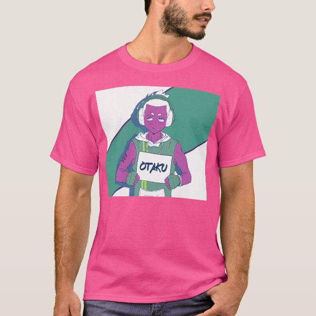 Anime Otaku T Shirt (Framsida)