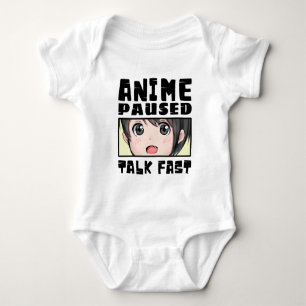 anime pausad tal snabb t shirt