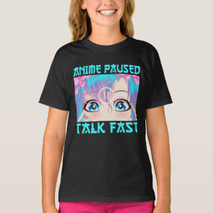Anime Pausad Tal Snabbt T Shirt