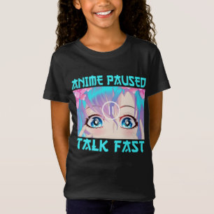 Anime Pausad Tal Snabbt T Shirt