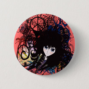 Anime Peace Grunge Knapp