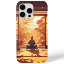 Anime Phone Case - Martial Artist Meditating