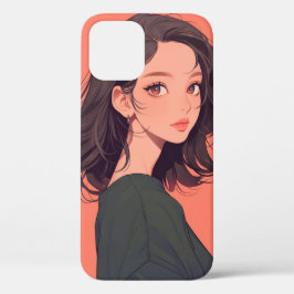 Anime Phone Case - Vackert Anime Girl