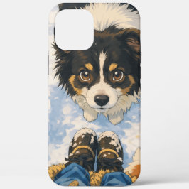 Anime Playful Dog Phone Case Galaxy & IPhone