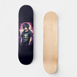 Anime Pojke Mini Skateboard Bräda 18,5 Cm