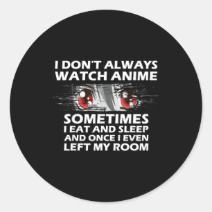 Anime-present Till Tonårsflickor Kvinnor Pojkar Sö Runt Klistermärke