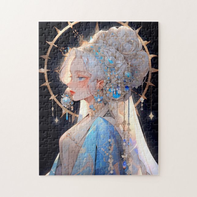 Anime Princess Fantasy Art Pussel (Vertikal)