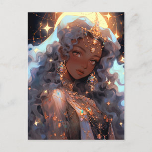 Anime Princess Fantasy Art Vykort