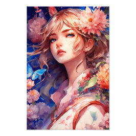 Anime Princess Fototryck