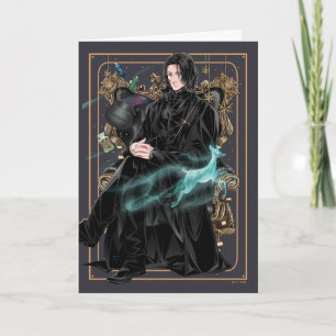 Anime Professor Severus Snape Seated Kort
