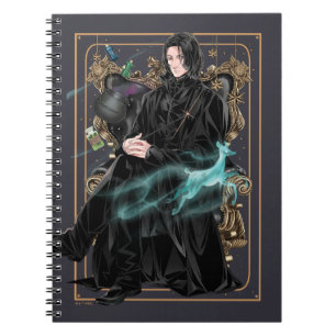 Anime Professor Severus Snape Sittande Anteckningsbok