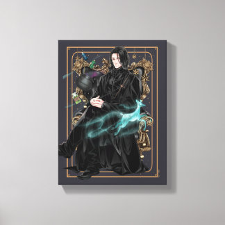 Anime Professor Severus Snape Sittande Canvastryck