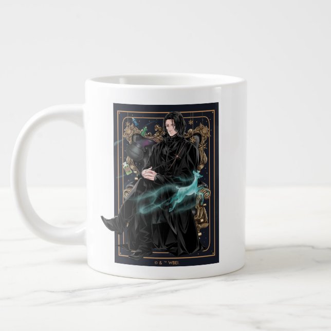 Anime Professor Severus Snape Sittande Jumbo Mugg (Vänster)