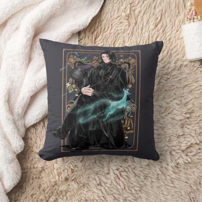 Anime Professor Severus Snape Sittande Kudde (Filt)