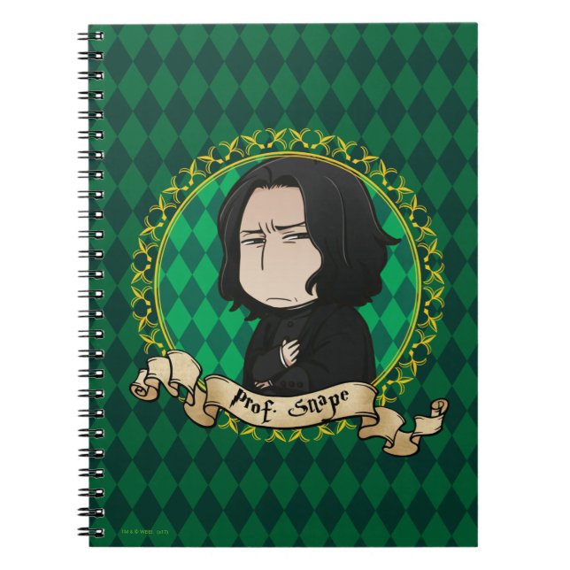 Anime Professor Snape Anteckningsbok (Framsidan)