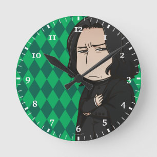 Anime Professor Snape Rund Klocka