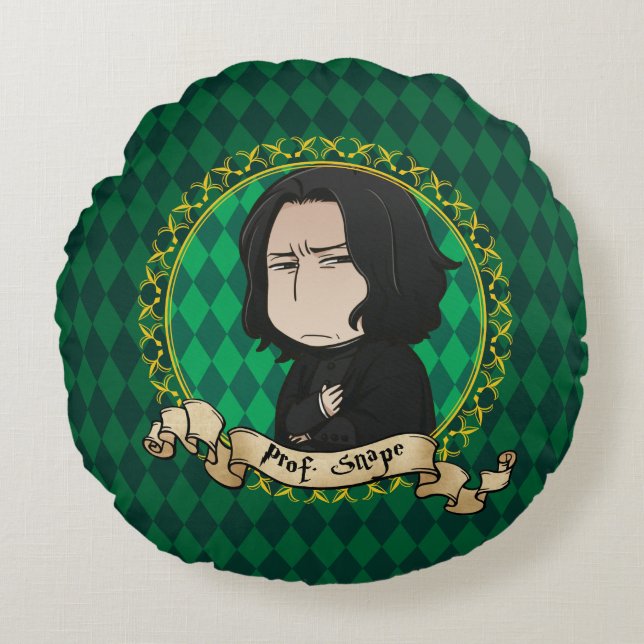Anime Professor Snape Rund Kudde (Framsidan)