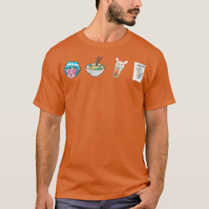Anime Ramen Boba Sketching - Kawaii Anime Älskare T Shirt