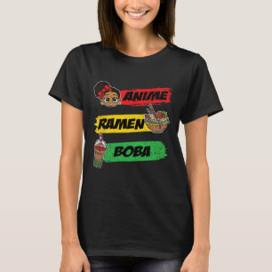 Anime Ramen Boby Black History Month Manar Girl Wo T Shirt