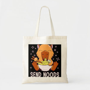 Anime Ramen Funny Skicka Noods Kärlek Kawaii Chibi Tygkasse