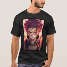 Anime Red Hair Warrior God