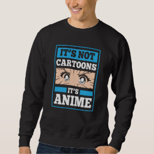 Anime Roligt Citat   Det Är Inte Tecknad Film Utan Lång Ärmad Tröja