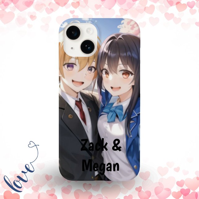 Anime Romantic Couple - Studenter Selfie Personali (Skapare uppladdad)