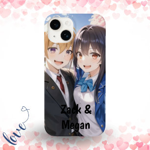 Anime Romantic Couple - Studenter Selfie Personali