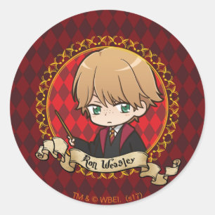Anime Ron Weasley Runt Klistermärke