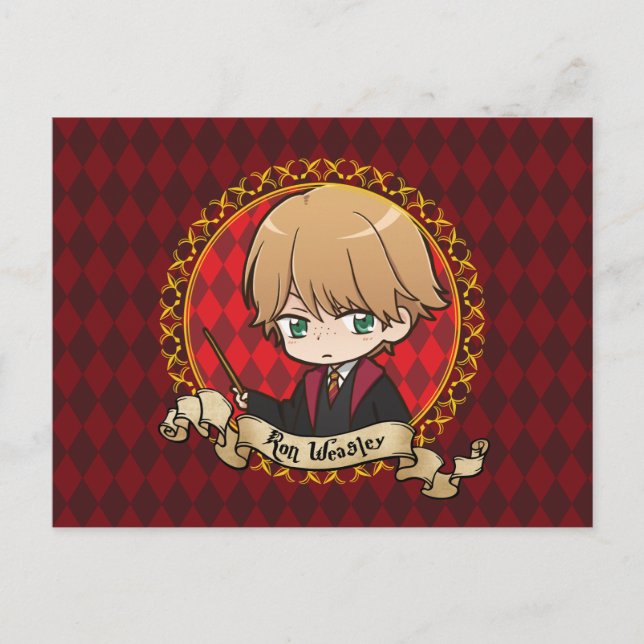 Anime Ron Weasley Vykort (Framsida)