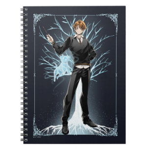 Anime Ron Weasleys Jack Russell Terrier Patronus Anteckningsbok