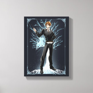 Anime Ron Weasleys Jack Russell Terrier Patronus Canvastryck