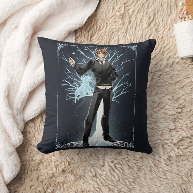 Anime Ron Weasleys Jack Russell Terrier Patronus Kudde (Filt)
