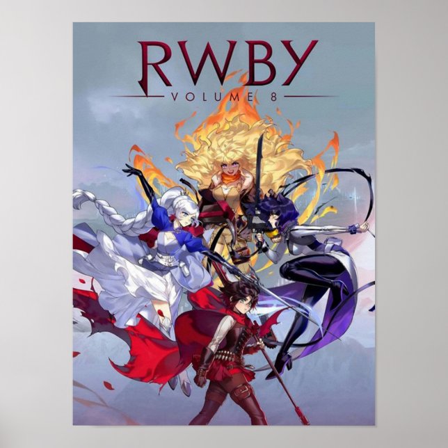 Anime RWBY-mapp 8 Poster (Framsidan)