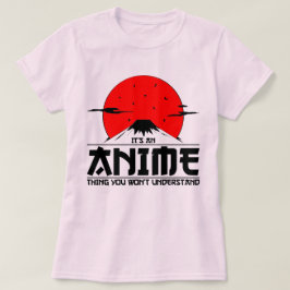 Anime Sak Du förstår inte Coola otaku kawaii T Shirt