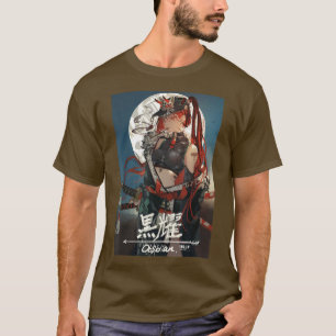 Anime Samurai Girl Kawaii Waifu Aesthetic Japanskt T Shirt