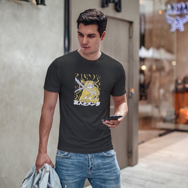 Anime Samurai Girl T Shirt (Skapare uppladdad)