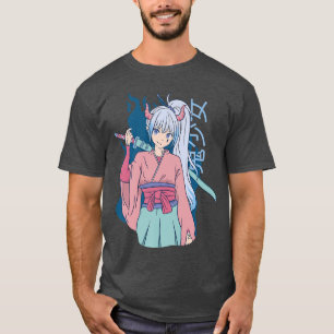 Anime Samurai Warrior Horns Otaku Manga Fighter ( T Shirt