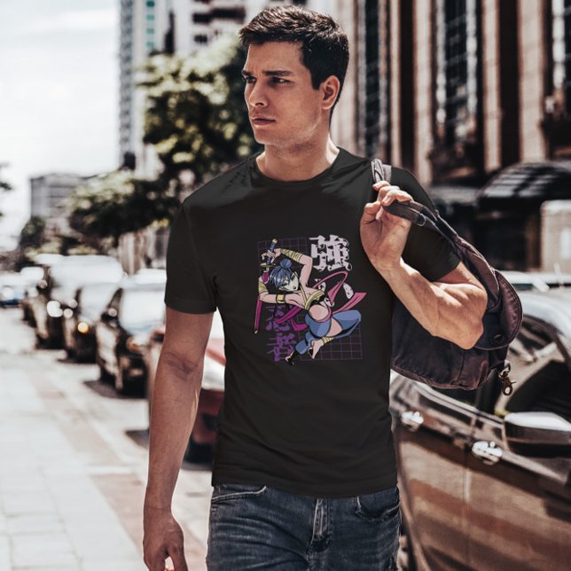 Anime Samurai Warrior T Shirt (Skapare uppladdad)
