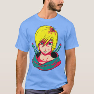 Anime Samurais Japan Culture Art Vaporwave Otak T Shirt