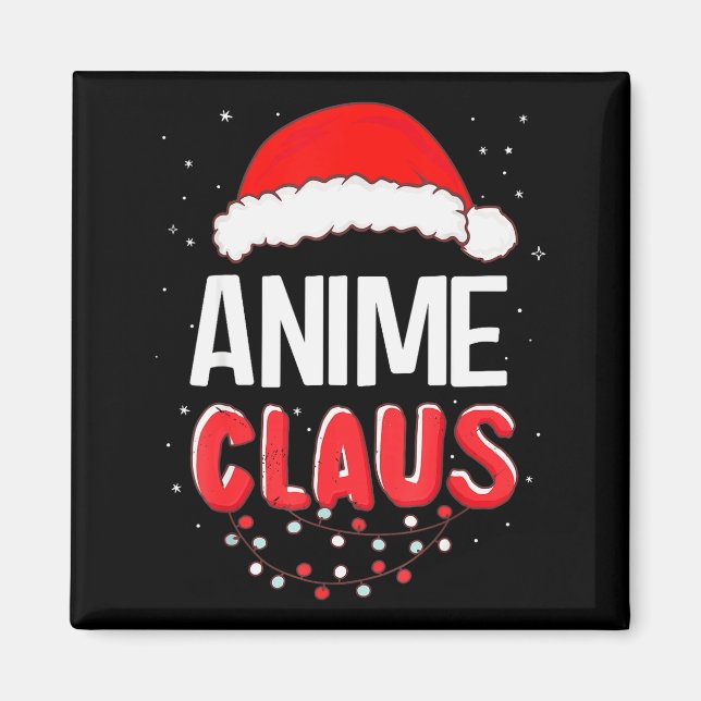 Anime Santa Claus Christmas Matching Costume  Magnet (Framsidan)