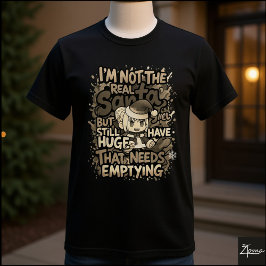 Anime Santa Huge Needs Emptying Quote T Shirt