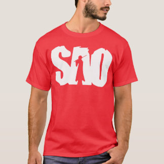 Anime SAO Sword Art Online flicka T Shirt
