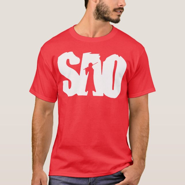 Anime SAO Sword Art Online flicka T Shirt (Framsida)