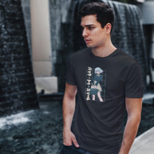 Anime School Girl with Bag T Shirt