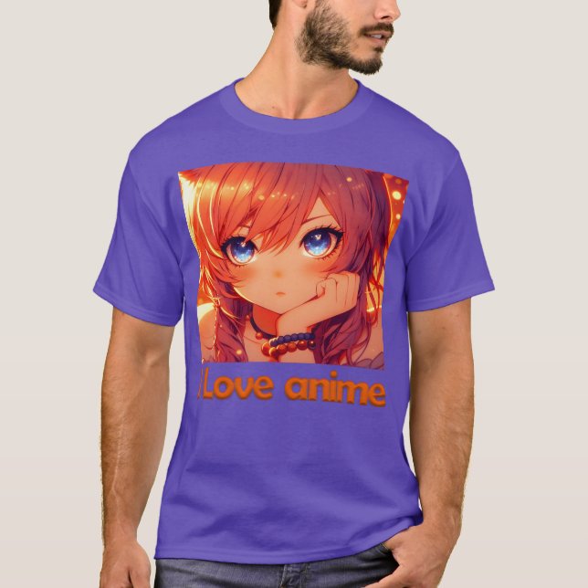 Anime-serie vintage t shirt (Framsida)