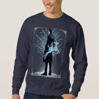 Anime Severus Snapes Döds-Patronus Lång Ärmad Tröja
