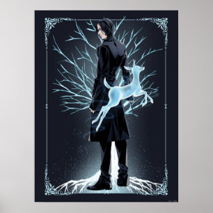 Anime Severus Snapes Döds-Patronus Poster