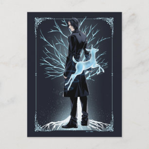 Anime Severus Snapes Döds-Patronus Vykort