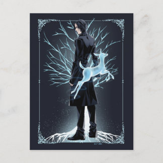 Anime Severus Snapes Döds-Patronus Vykort